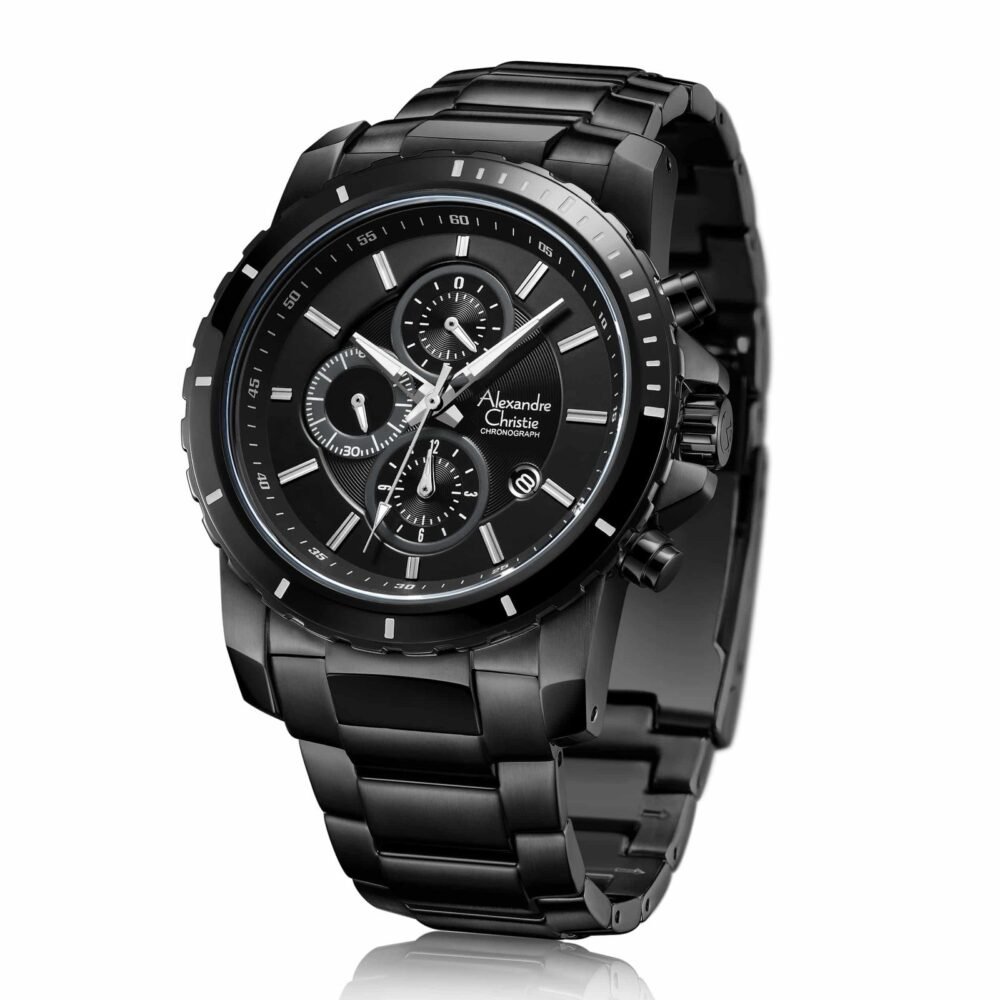 6141MCBIPBA Men's Chronograph Quartz Watch 44mm