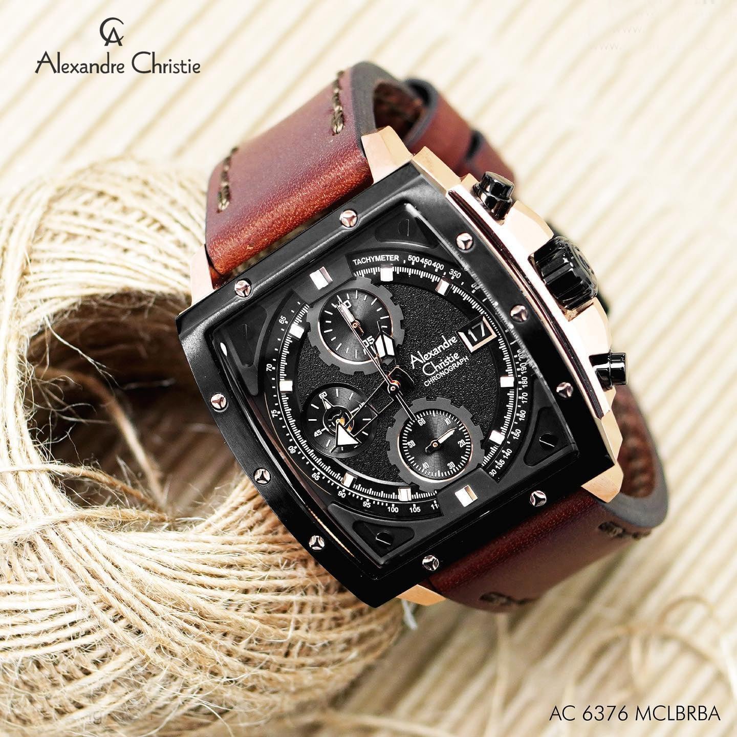 6376MCLBRBA Men's Chronograph Quartz Watch 44mm - Image 4