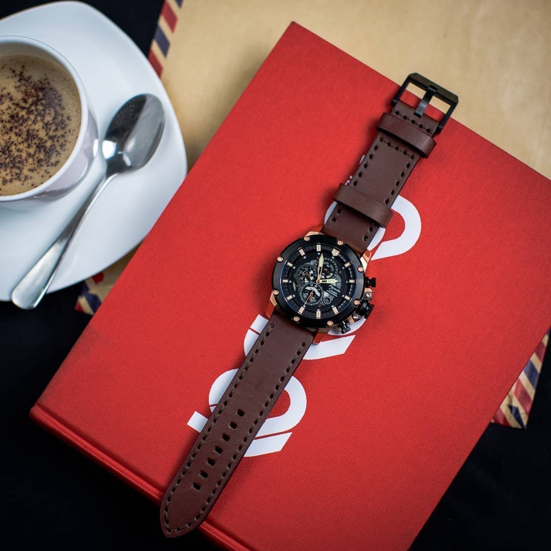 6564MCLBRBA Men's Chronograph Quartz Watch 46mm - Image 6