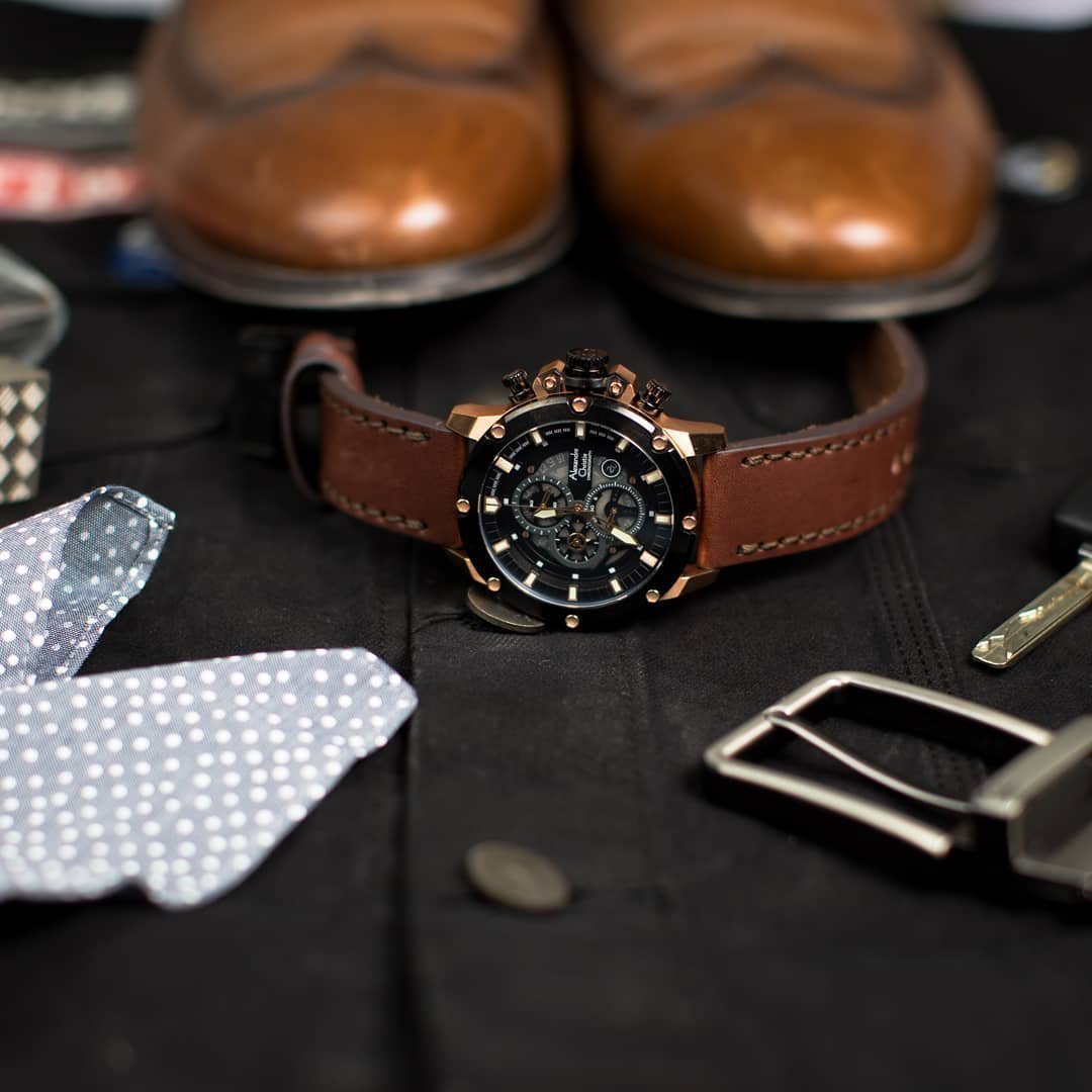 6564MCLBRBA Men's Chronograph Quartz Watch 46mm - Image 7