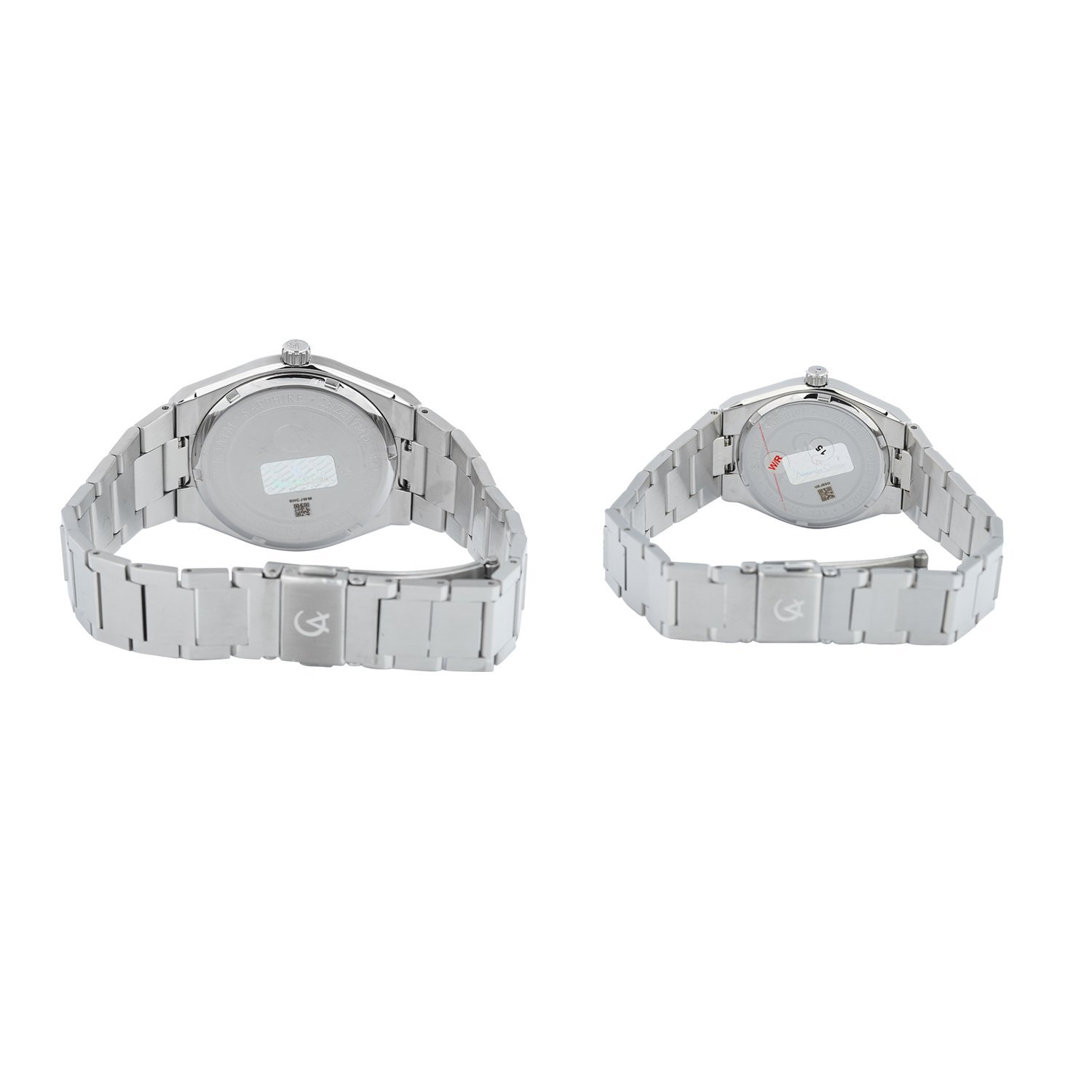 8697MDLDSSOR Couple's Classic Quartz Watch 39+32mm - Image 3