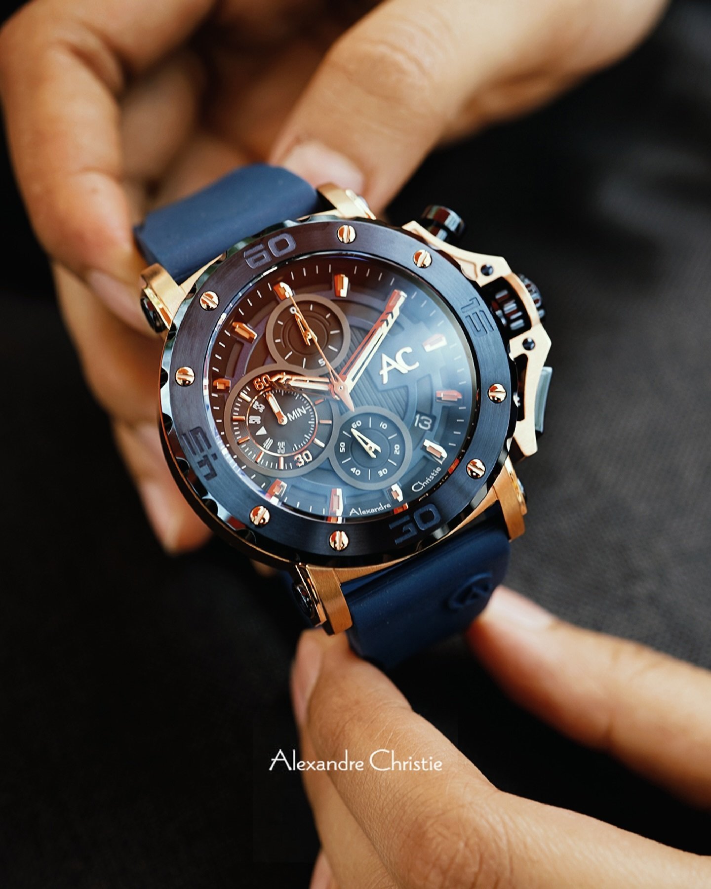 9205MCRURBU Men's Chronograph Quartz Watch 47mm - Image 2