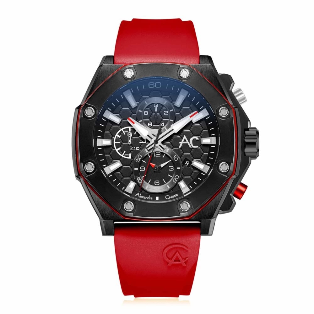 9601MCRIPBARE Men's Chronograph Quartz Watch 47mm