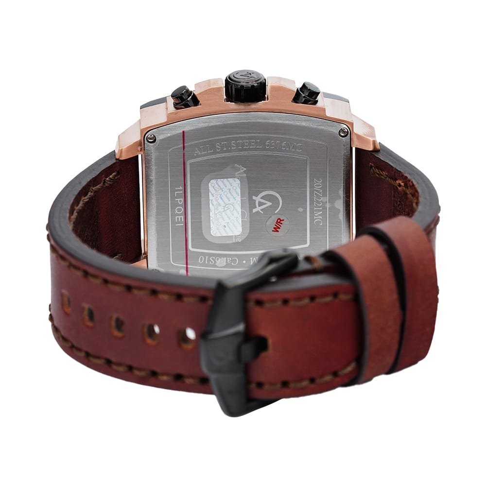 6376MCLBRBA Men's Chronograph Quartz Watch 44mm - Image 3