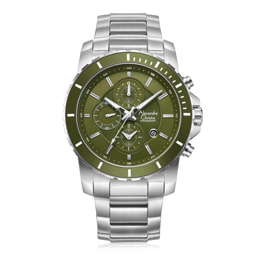 6141MCBSSGN Men's Chronograph Quartz Watch 44 mm