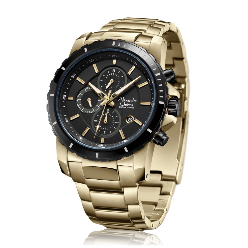 6141MCBCABA Men's Chronograph Quartz Watch 44mm