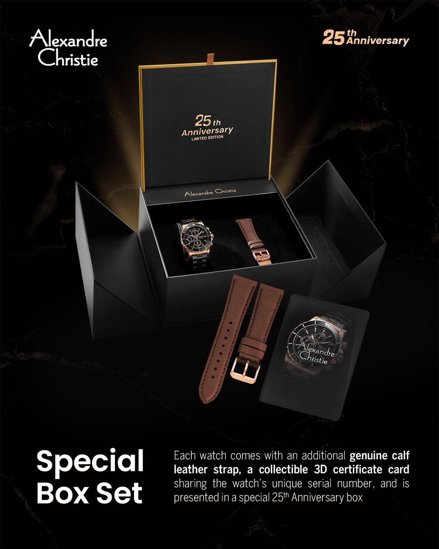 6141XXVMRGBA 25th Anniversary Limited Edition Men's Chronograph Watch 42mm - Image 6