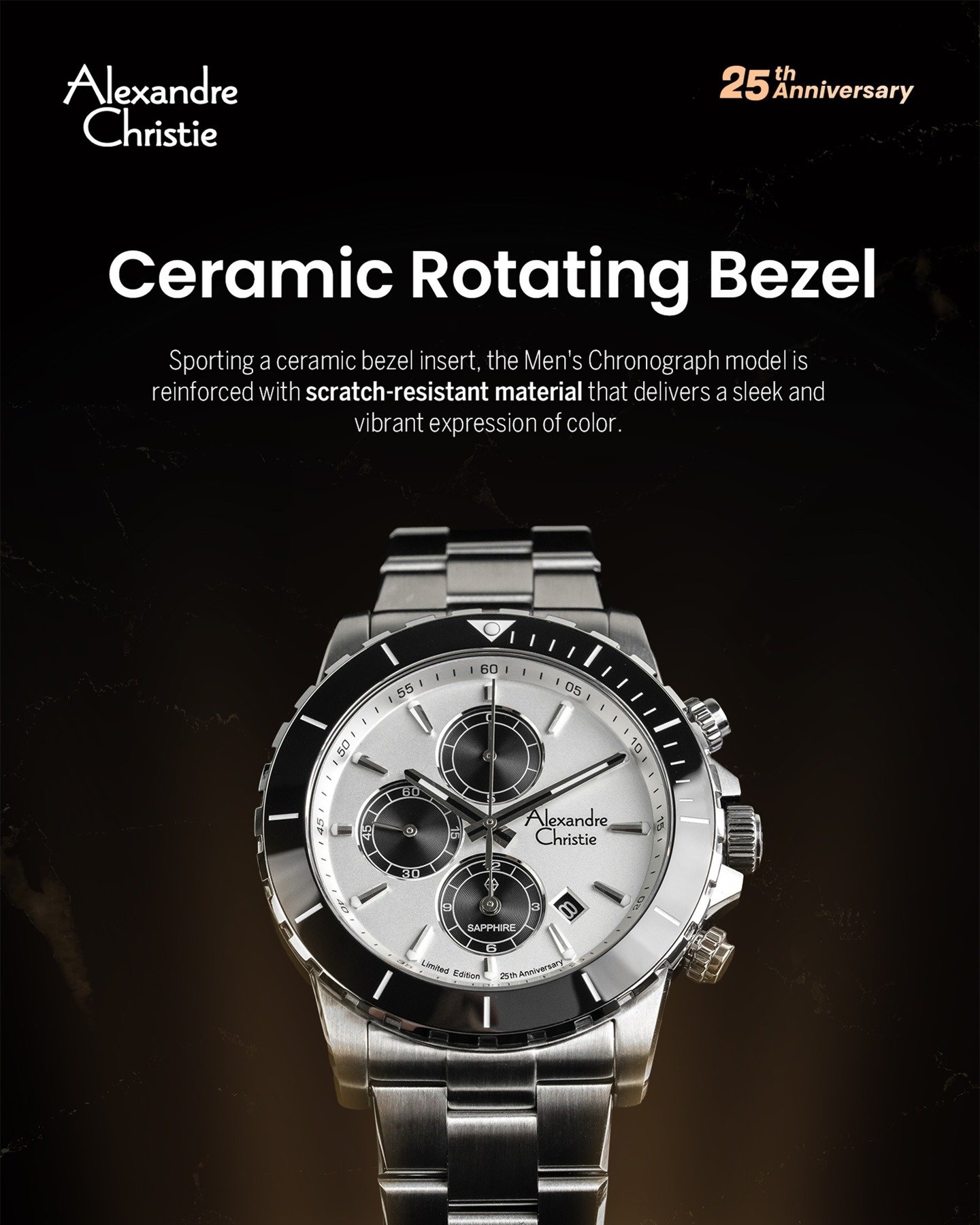 6141XXVMRGBA 25th Anniversary Limited Edition Men's Chronograph Watch 42mm - Image 4